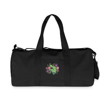 Klavierspieler Pianist - Recycelte Canvas-Sporttasche von Stanley/Stella - Schwarz - Vorne