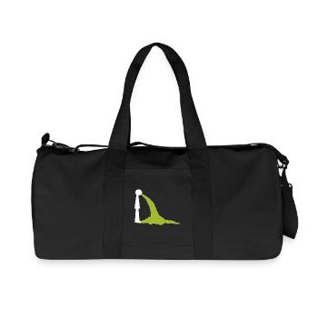 Motif de consommation d’alcool - Vomir - Escalade et crash - Sac de sport en toile recyclée Stanley/Stella - noir - Devant