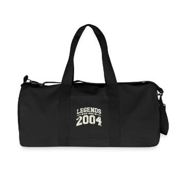 2004 Vintage Born Legends Birthday Gift - Recycled Canvas Sports Bag by Stanley/Stella - black - Front
