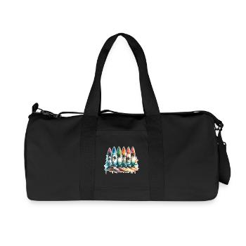 Surfing Surfers - Recycled Canvas Sports Bag by Stanley/Stella - black - Front