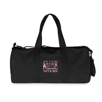 Gymnastik Training Fitness Gym - Recycelte Canvas-Sporttasche von Stanley/Stella - Schwarz - Vorne
