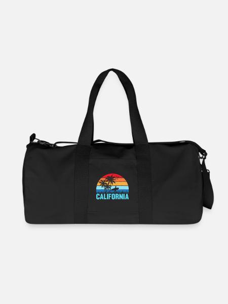 California - Recycelte Canvas-Sporttasche von Stanley/Stella - Schwarz