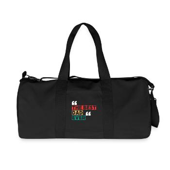 Le Meilleur Papa  - Sac de sport en toile recyclée Stanley/Stella - noir - Devant
