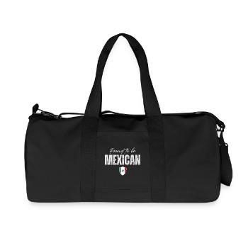 Fier d’être Mexicain, fabriqué au Mexique - Sac de sport en toile recyclée Stanley/Stella - noir - Devant