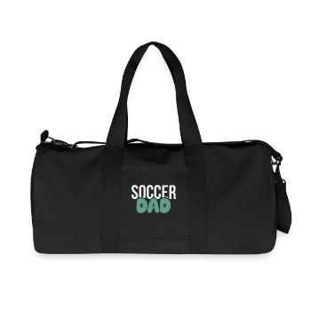 Soccer Dad Bold Style  - Recycled Canvas Sports Bag by Stanley/Stella - black - Front