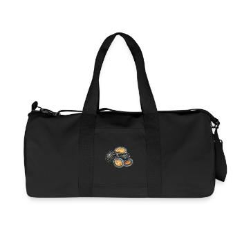 Patelles - fruits de mer - patelle - Sac de sport en toile recyclée Stanley/Stella - noir - Devant
