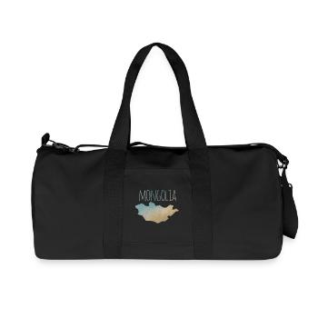 Mongolia - Recycled Canvas Sports Bag by Stanley/Stella - black - Front