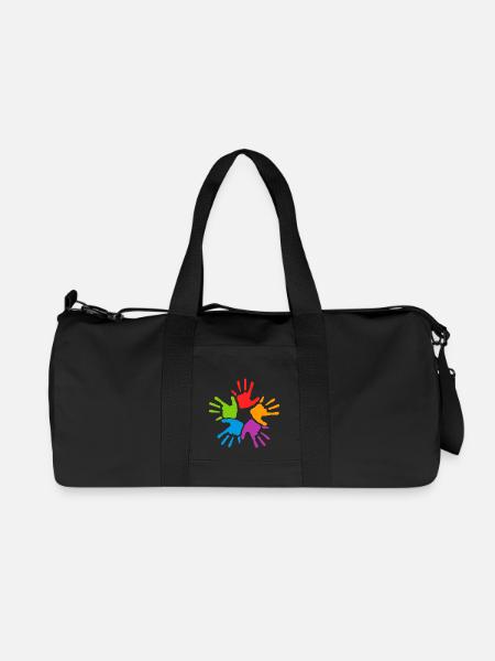 Gemeinsam - Recycelte Canvas-Sporttasche von Stanley/Stella - Schwarz