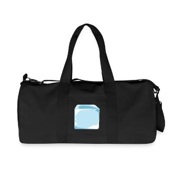 Eiswürfel - Recycled Canvas Sports Bag by Stanley/Stella - black - Front