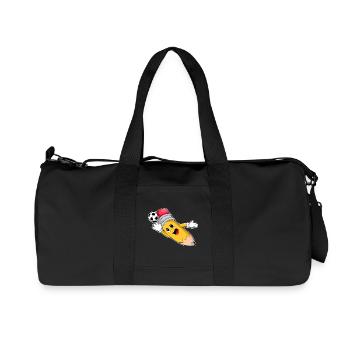 Pencil Soccer Player Soccer - Sac de sport en toile recyclée Stanley/Stella - noir - Devant