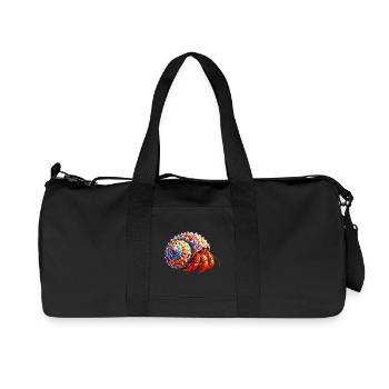 Hermit crab - Recycled Canvas Sports Bag by Stanley/Stella - black - Front