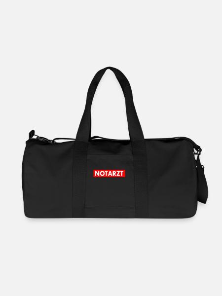 Notarzt - Recycelte Canvas-Sporttasche von Stanley/Stella - Schwarz