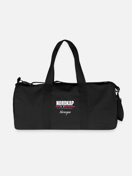 Nordkap - Recycelte Canvas-Sporttasche von Stanley/Stella - Schwarz