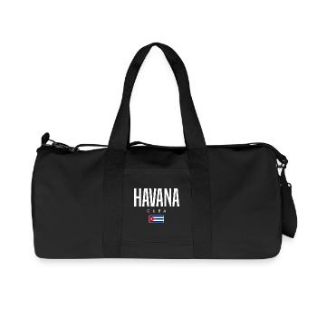 La Havane Cuba Cubains - Sac de sport en toile recyclée Stanley/Stella - noir - Devant