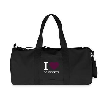 I love mulled wine - Recycled Canvas Sports Bag by Stanley/Stella - black - Front