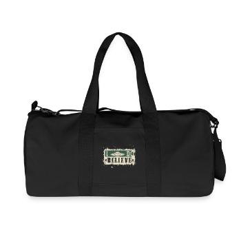 Je crois aux OVNI - Sac de sport en toile recyclée Stanley/Stella - noir - Devant