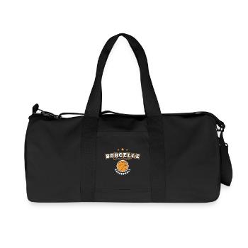 Borcellle Basket Streetwear - Sac de sport en toile recyclée Stanley/Stella - noir - Devant