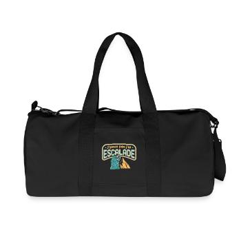 J'peux pas j'ai Escalade - Sac de sport en toile recyclée Stanley/Stella - noir - Devant