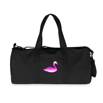 swan - Recycled Canvas Sports Bag by Stanley/Stella - black - Front