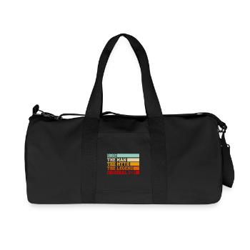 1992 The Man Myth Legend Original 1/1 - Recycled Canvas Sports Bag by Stanley/Stella - black - Front