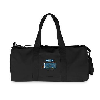 Je travaille sur mon impossible - Chantier - Sac de sport en toile recyclée Stanley/Stella - noir - Devant