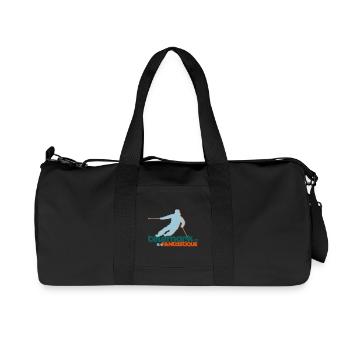 Telemark ist fantastisch - Recycelte Canvas-Sporttasche von Stanley/Stella - Schwarz - Vorne