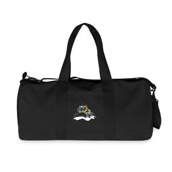 yellow snow shovel snow - Recycled Canvas Sports Bag by Stanley/Stella - black - Front