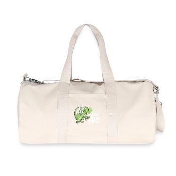Frères et sœurs Dinosaures I Meilleur frère - Sac de sport en toile recyclée Stanley/Stella - blanc naturel - Devant