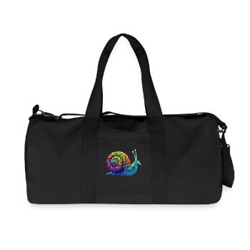 Schnecke - Recycelte Canvas-Sporttasche von Stanley/Stella - Schwarz - Vorne