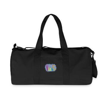 Vibrant Vibes Art Design - Sac de sport en toile recyclée Stanley/Stella - noir - Devant
