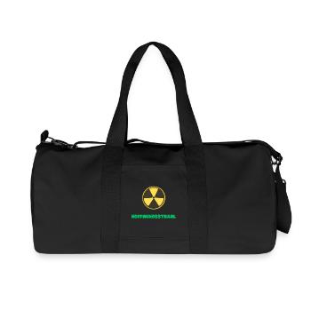 Hoffnungsstrahl - Recycelte Canvas-Sporttasche von Stanley/Stella - Schwarz - Vorne