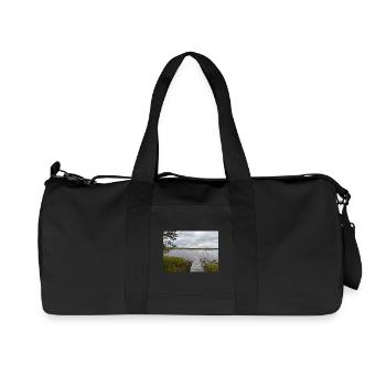 La majesté de la pêche côtière - Sac de sport en toile recyclée Stanley/Stella - noir - Devant