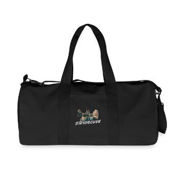Strasbourg Cathedral – Illustration - Recycled Canvas Sports Bag by Stanley/Stella - black - Front