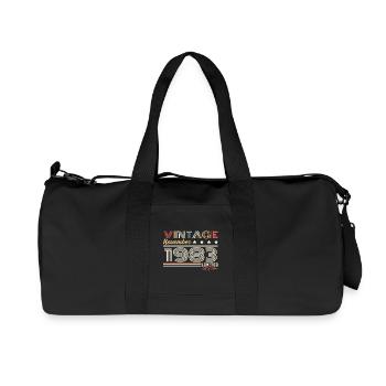 November 1983 - Recycled Canvas Sports Bag by Stanley/Stella - black - Front