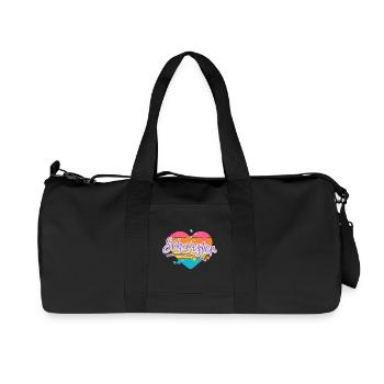 sister - Recycled Canvas Sports Bag by Stanley/Stella - black - Front