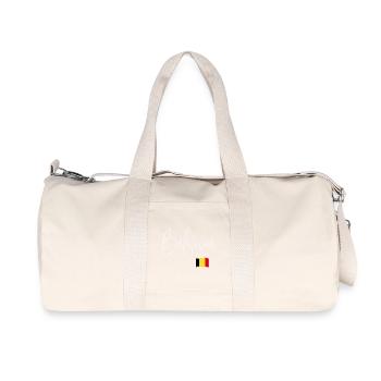 Belgian roots, I love Belgium - Recycled Canvas Sports Bag by Stanley/Stella - natural - Front