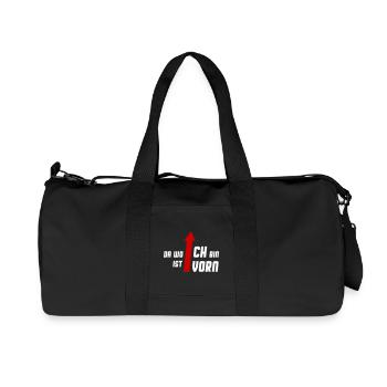 Where I'm in front - Shirt - Recycled Canvas Sports Bag by Stanley/Stella - black - Front
