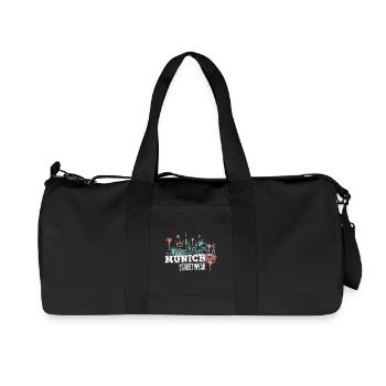 Munich Munich Skyline City Germany Graffiti - Recycled Canvas Sports Bag by Stanley/Stella - black - Front