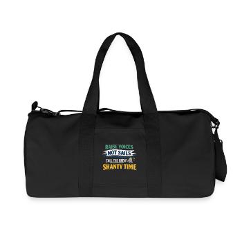 Shanty Crew folk music community - Recycled Canvas Sports Bag by Stanley/Stella - black - Front