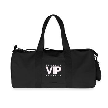 VIP Star Statement in Pastel Pink - Recycled Canvas Sports Bag by Stanley/Stella - black - Front