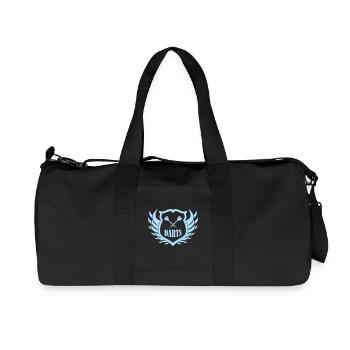 Darts Shield Emblem Wings - Recycled Canvas Sports Bag by Stanley/Stella - black - Front