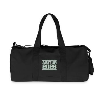Abitur 2026 Design - Recycelte Canvas-Sporttasche von Stanley/Stella - Schwarz - Vorne