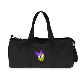 Mrs. Birdie - Recycelte Canvas-Sporttasche von Stanley/Stella - Schwarz - Vorne