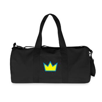 Crown - Recycled Canvas Sports Bag by Stanley/Stella - black - Front