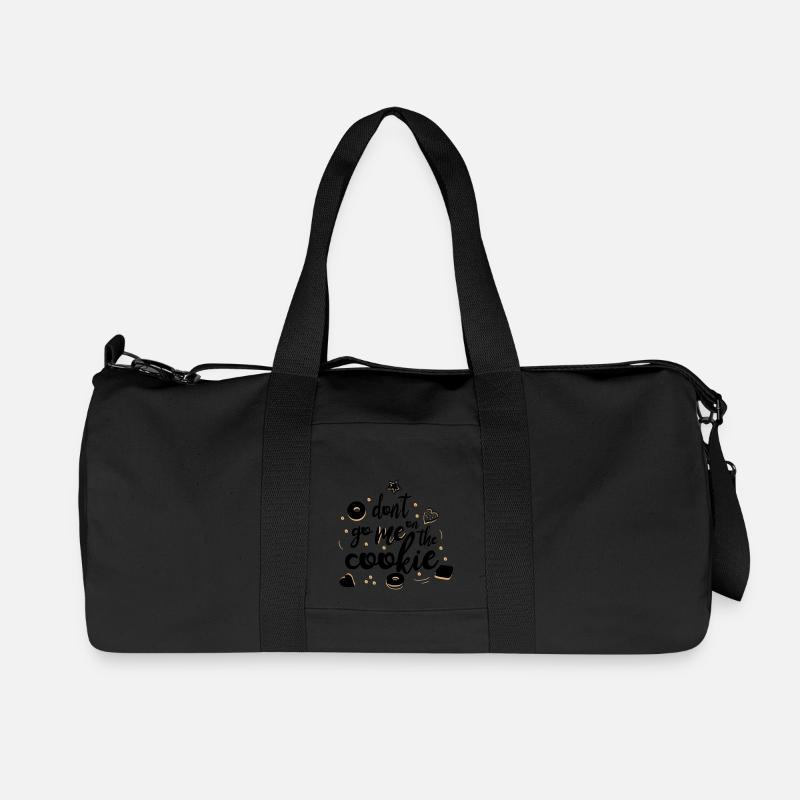 don´t go me on the cookie - Recycelte Canvas-Sporttasche von Stanley/Stella - Schwarz
