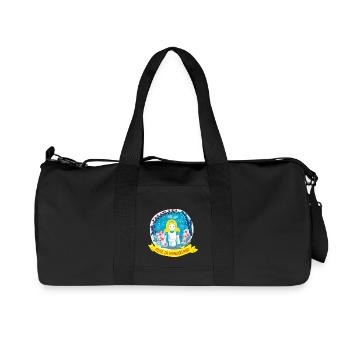 ALICE IN WONDERLAND - Recycled Canvas Sports Bag by Stanley/Stella - black - Front