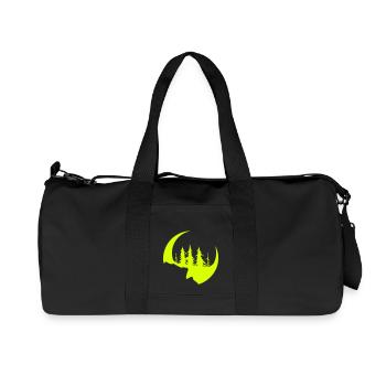Dark forest face and sickle - Recycled Canvas Sports Bag by Stanley/Stella - black - Front
