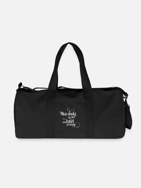 tanzen - Recycelte Canvas-Sporttasche von Stanley/Stella - Schwarz
