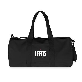 Leeds City Logo Graphic Tee - Recycled Canvas Sports Bag by Stanley/Stella - black - Front