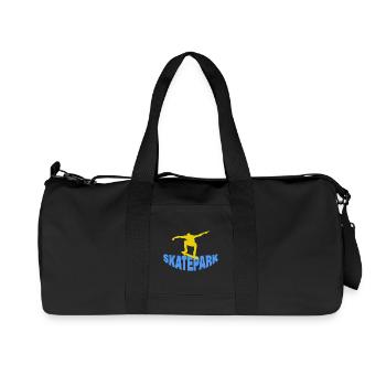 SKATEPARK - Recycled Canvas Sports Bag by Stanley/Stella - black - Front